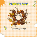 Maxbell Fall Wreath 25cm Festival Table Decorative Harvest Wreath Thanksgiving Decor