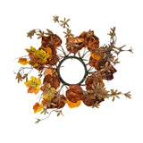 Maxbell Fall Wreath 25cm Festival Table Decorative Harvest Wreath Thanksgiving Decor