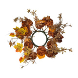 Maxbell Fall Wreath 25cm Festival Table Decorative Harvest Wreath Thanksgiving Decor