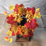 Maxbell Thanksgiving Candle Ring Holder Decorative for Festival Dining Room Tabletop