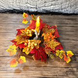 Maxbell Thanksgiving Candle Ring Holder Decorative for Festival Dining Room Tabletop