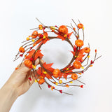 Maxbell Fall Candle Ring Table Centerpiece Candle Wreath for Holiday Harvest Parties