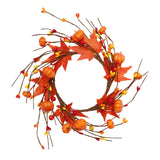 Maxbell Fall Candle Ring Table Centerpiece Candle Wreath for Holiday Harvest Parties
