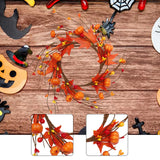 Maxbell Fall Candle Ring Table Centerpiece Candle Wreath for Holiday Harvest Parties