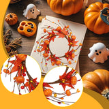 Maxbell Fall Candle Ring Table Centerpiece Candle Wreath for Holiday Harvest Parties