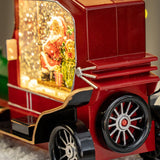Maxbell Christmas Music Box Creative Christmas Decoration for Bookshelf Festive Home