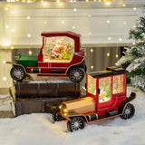 Maxbell Christmas Music Box Creative Christmas Decoration for Bookshelf Festive Home