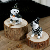 Maxbell Halloween Dog Statue Art Craft Accent Ornament for Living Room Balcony Patio Pirate