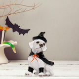 Maxbell Halloween Dog Statue Art Craft Accent Ornament for Living Room Balcony Patio Witch