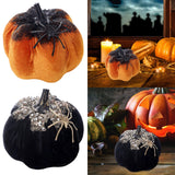Maxbell Artificial Pumpkin Gift Soft Crafts Ornaments for Kitchen Thanksgiving Party Orange