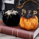 Maxbell Artificial Pumpkin Gift Soft Crafts Ornaments for Kitchen Thanksgiving Party Orange