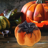 Maxbell Artificial Pumpkin Gift Soft Crafts Ornaments for Kitchen Thanksgiving Party Orange