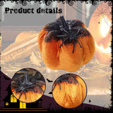 Maxbell Artificial Pumpkin Gift Soft Crafts Ornaments for Kitchen Thanksgiving Party Orange