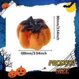 Maxbell Artificial Pumpkin Gift Soft Crafts Ornaments for Kitchen Thanksgiving Party Orange