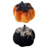 Maxbell Artificial Pumpkin Gift Soft Crafts Ornaments for Kitchen Thanksgiving Party Orange