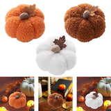 Maxbell Artificial Pumpkin Decorative Realistic Faux Fruit Display for Party Kitchen Orange