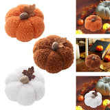 Maxbell Artificial Pumpkin Decorative Realistic Faux Fruit Display for Party Kitchen Orange
