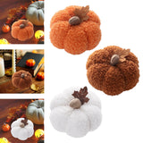 Maxbell Artificial Pumpkin Decorative Realistic Faux Fruit Display for Party Kitchen Orange