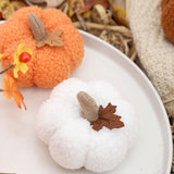 Maxbell Artificial Pumpkin Decorative Realistic Faux Fruit Display for Party Kitchen Orange