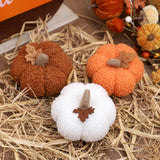 Maxbell Artificial Pumpkin Decorative Realistic Faux Fruit Display for Party Kitchen coffee