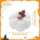 Maxbell Artificial Pumpkin Decorative Realistic Faux Fruit Display for Party Kitchen White