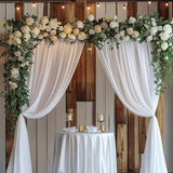 Maxbell Backdrop Curtains Background Wedding Decoration for Engagement Festival Room