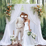 Maxbell Backdrop Curtains Background Wedding Decoration for Engagement Festival Room
