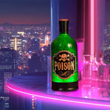 Maxbell Wine Bottle Shape Music Box 10.5x10.5x29cm for Women Men Holiday Decorations green