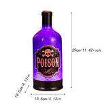 Maxbell Wine Bottle Shape Music Box 10.5x10.5x29cm for Women Men Holiday Decorations violet
