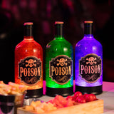 Maxbell Wine Bottle Shape Music Box 10.5x10.5x29cm for Women Men Holiday Decorations violet