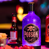 Maxbell Wine Bottle Shape Music Box 10.5x10.5x29cm for Women Men Holiday Decorations violet