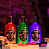 Maxbell Wine Bottle Shape Music Box 10.5x10.5x29cm for Women Men Holiday Decorations violet