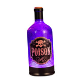 Maxbell Wine Bottle Shape Music Box 10.5x10.5x29cm for Women Men Holiday Decorations violet