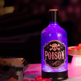 Maxbell Wine Bottle Shape Music Box 10.5x10.5x29cm for Women Men Holiday Decorations violet