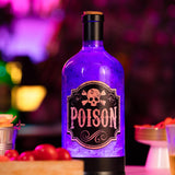 Maxbell Wine Bottle Shape Music Box 10.5x10.5x29cm for Women Men Holiday Decorations violet