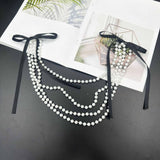 Maxbell Wedding Chair Back Decoration Wedding Ceremony Aisle Decoration for Birthday Black