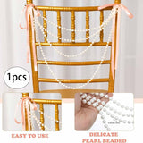 Maxbell Wedding Chair Back Decoration Wedding Ceremony Aisle Decoration for Birthday Pink