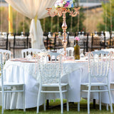 Maxbell Wedding Chair Back Decoration Wedding Ceremony Aisle Decoration for Birthday Pink