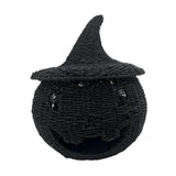 Maxbell Handwoven Pumpkin Candle Holder Living Room Party Home Desk Storage Ornament