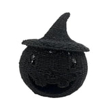 Maxbell Handwoven Pumpkin Candle Holder Living Room Party Home Desk Storage Ornament
