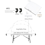 Maxbell over The Table Rod Stand Support Table Arch for Thanksgiving Holiday Wedding
