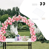 Maxbell over The Table Rod Stand Support Table Arch for Thanksgiving Holiday Wedding