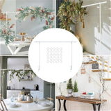 Maxbell over The Table Rod Stand with Clamp for Craft Banner Display Party Christmas White