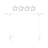 Maxbell over The Table Rod Stand with Clamp for Craft Banner Display Party Christmas Black