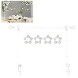 Maxbell over The Table Rod Stand with Clamp for Craft Banner Display Party Christmas Black