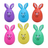 6Pcs Easter Colorful Eggs Cute Ornament for Hallway Indoor Outdoor Farmhouse 6 colors