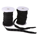 50 yard Roll Black Snap Tape Buttons Resin Buttons Invisible for Garment