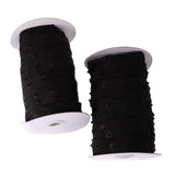 50 yard Roll Black Snap Tape Buttons Resin Buttons Invisible for Garment