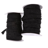 50 yard Roll Black Snap Tape Buttons Resin Buttons Invisible for Garment