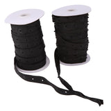 50 yard Roll Black Snap Tape Buttons Resin Buttons Invisible for Garment